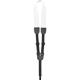 OUSHK-WH Correa de Nylon para Ukulele con Gancho de Soporte, Blanca