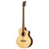 D7CE-5 Bass Deep Series 7 – Bajo Acústico Electroacústico de 5 Cuerdas Medium Scale con Tapa de Abeto y Caoba Natural