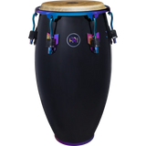 S1134PBK Spectrum Series – Conga Profesional de 11¾" Phantom Black con Parche True Skin Buffalo