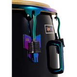 S1134PBK Spectrum Series – Conga Profesional de 11¾" Phantom Black con Parche True Skin Buffalo