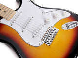 SEM1/3TS-GA1065 Set de Guitarra eléctrica 3 Tone Sunburst con amplificador 10 Watts