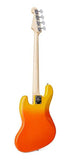 SBM1/BF-BA1565 Set de Bajo eléctrico Burning Fire con amplificador 15 Watts