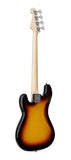 SBM2/3TS-BA1565 Set de Bajo Eléctrico 3 Tone Sunburst con amplificador 15 Watts