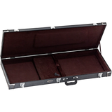 OEGCSTD Economy Cases – Estuche Rígido Rectangular para Guitarra Eléctrica con Interior Acolchado Negro