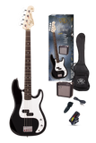 SB2-SK-BK Kit de bajo eléctrico SX SB2 de color negro
