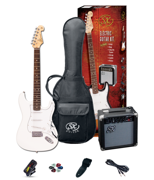 SE1-SK-WT Kit de guitarra eléctrica SE1