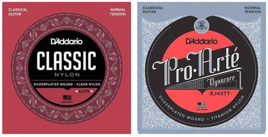 EJ27N-EJ45TT Oferta de dos sets de cuerdas de nylon , tensión normal