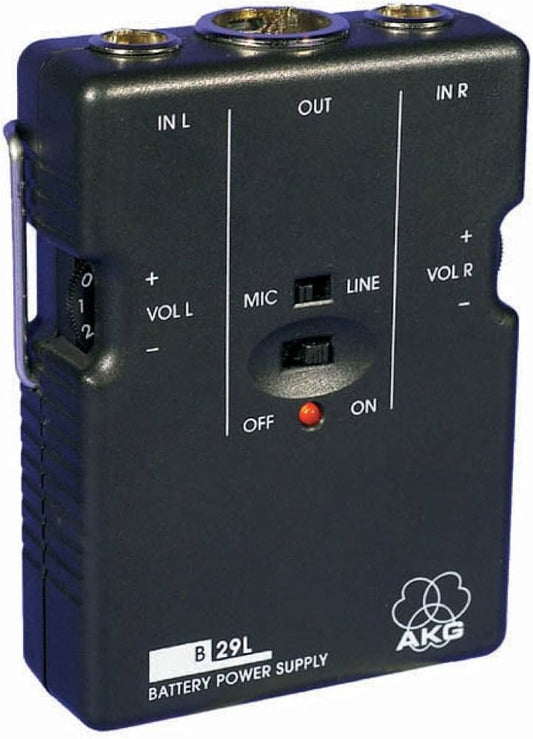 B29L Fuente de Alimentación Phantom Portátil para Micrófonos Mini-XLR