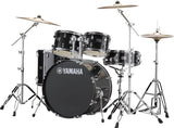 RDP2F5 NE Batería acústica Rydeen color negro escarchado Bombo 22