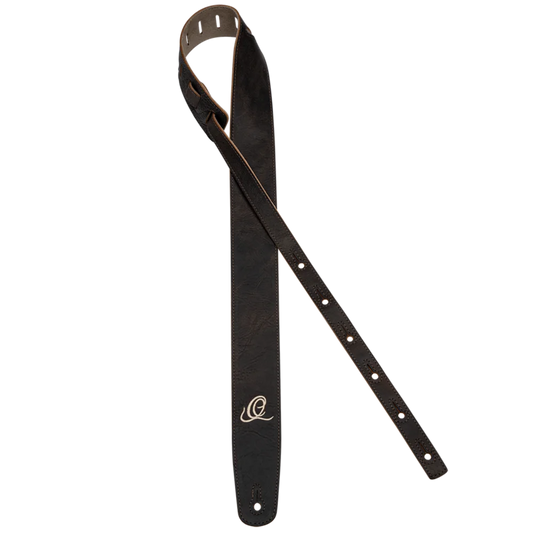 Suede Leather Straps – Correa Premium para Guitarra en Cuero y Gamuza Color Patina Bronze