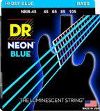 NBB-45 Set de cuerdas Neon para Bajo que brillan en la oscuridad de Light 45-105