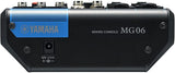 MG06 Mezcladora análoga de 6 canales
