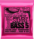 ERNIE 2824 Set de cuerdas para Bajo 5-STR SLINKY RW BASS