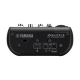 AG03MK2 Mezclador de Streaming USB de 3 Canales con Interfaz de Audio USB para Streaming