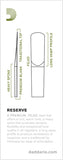 DKR0535-01 Caña individual Reserve para saxofón Tenor, 3.5