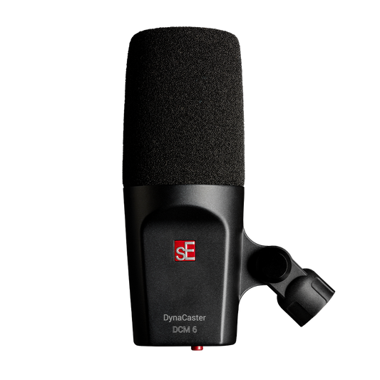 DYNACASTER DCM6 Micrófono Dinámico Activo Cardioide con Tecnología DYNAMITE y +30 dB de Ganancia