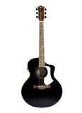 FS 700 EQ BK Guitarra Electroacústica Cutaway Tapa de Cedro Sólido con Fishman Presys II