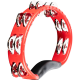 HTMT1R Pandereta de ABS Meinl Roja con Mango Ergonómico