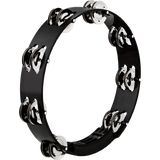 HTT10BK Tamborin para Tour 10", 2 filas de Jingles