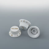 PNB1/T/WT Botón de volumen para guitarra eléctrica color blanco