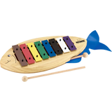 NINO901 Lira de percusión Infantil pez Multicolor