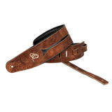OSBS-1 Genuine Leather Straps – Correa Premium para Bajo en Cuero Genuino Color Chestnut Tree