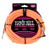 ERNIE 6079 Cable de 10 pies para Instrumentos Color Naranja Neon