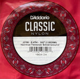 J2706 Cuerda individual entorchada de plata 043/J27, sexta