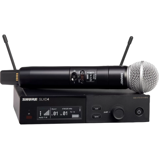 SLXD24/SM58 Sistema Inalámbrico Digital Profesional con Micrófono SM58