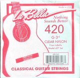 420 Cuerda 3RA La Bella de nylon para guitarra clasica