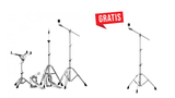 SET DE PEDESTALES PARA BATERÍA GIGMAKER + BOOM STAND YAMAHA GRATIS