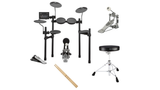 Flash sale Batería Electrica+Pedal+Banqueta+Bolillos DTX452K