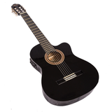 VC104CEBK Guitarra electroclasica con cutaway EQ color negra