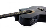 VC104CEBK Guitarra electroclasica con cutaway EQ color negra