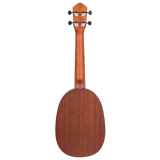 RUPA5 Bonfire Series – Ukulele Concierto con Tapa de Abeto, Fondo de Sapele y Grabado Láser Natural