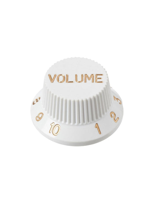 PNB1/T/WT Botón de volumen para guitarra eléctrica color blanco