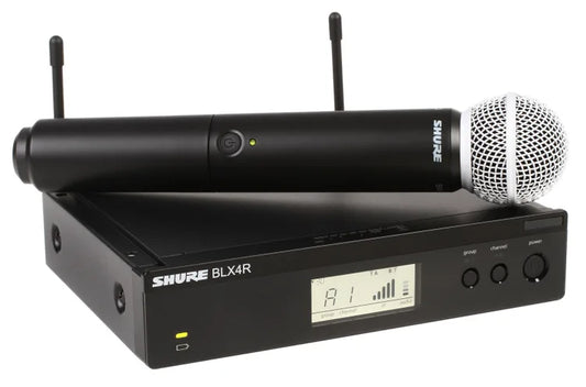 BLX24R/SM58 | Sistema Inalámbrico Vocal Profesional con SM58 y Receptor Rack
