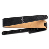 4401-25 Taylor 2.5 Embroidered Suede Guitar Strap – Black