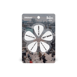 1CWH2-10B8 10 BTL Paquete de 10 Uñas para guitarra The Beatles Get back Calibre ligero (0,50 mm)