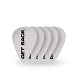 1CWH2-10B8 10 BTL Paquete de 10 Uñas para guitarra The Beatles Get back Calibre ligero (0,50 mm)