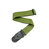 PWS107 Correa de Polipropileno para Guitarra y Bajo, Verde