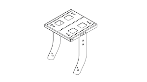 VNI-HCPL425 Soporte para montar ePS8 debajo de eLS400 1X SPEAKER 425MM