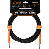 OECIS-15 Economy Series – Cable para Instrumento de 15 ft (4.5 m) Jack Recto a Jack Recto Orange/Black