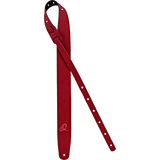OSVG-RD Vegan Series – Correa para Guitarra en PVC Color Rojo Ecológica y Libre de Ftalatos