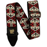ERNIE 5339 Strap Classic Jacquard Guitar Primal Red