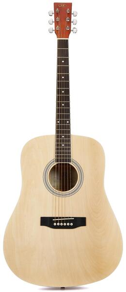 SD104 Guitarra natural SX Dreadnought