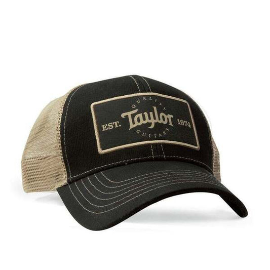 00390 Gorra Taylor Trucker Color Negro & Khaki