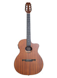 MADISON GRAN RESERVA EQ NTOP Guitarra Electroclasica Grand Auditorium Cutaway de Nylon