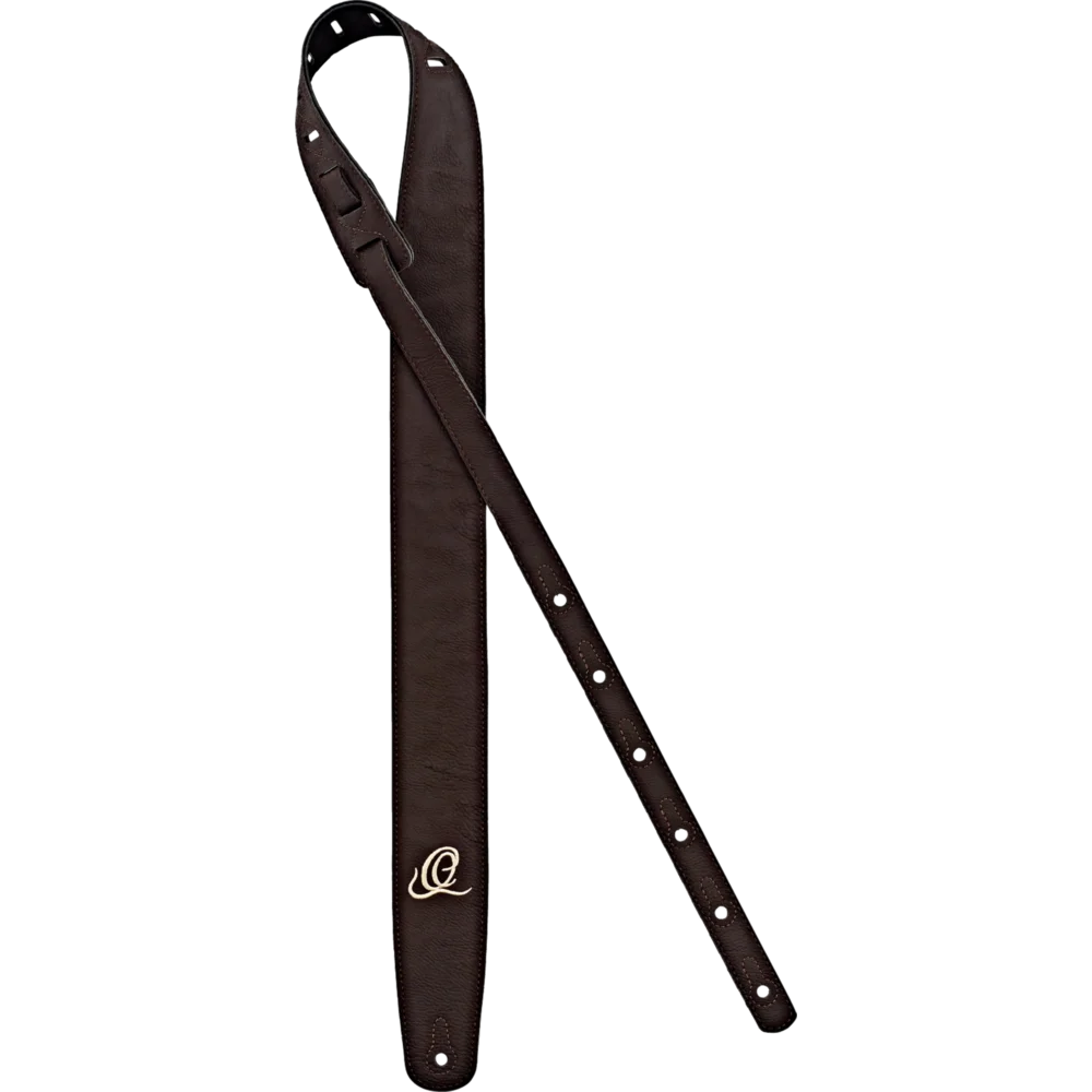 OSVG-BR  Vegan Series – Correa para Guitarra en PVC Color Marrón Ecológica y Libre de Ftalatos