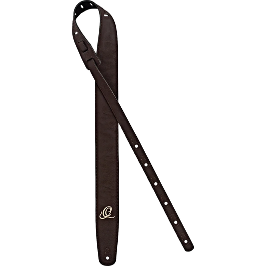 OSVG-BR  Vegan Series – Correa para Guitarra en PVC Color Marrón Ecológica y Libre de Ftalatos